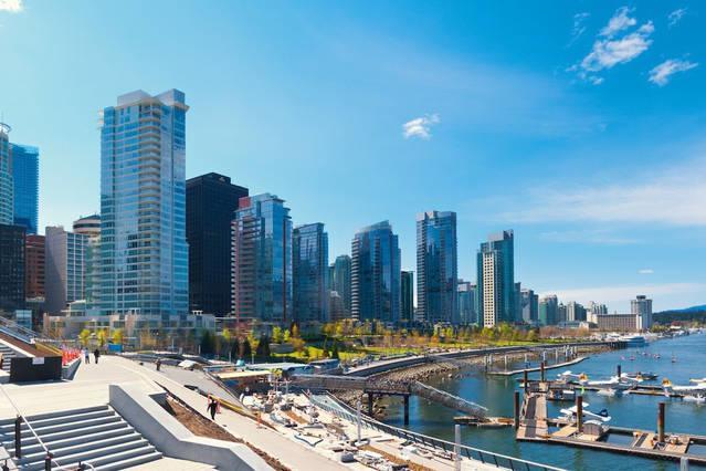 Chic 2-Bedroom In Central Downtown With Stunning Water Views Ванкувер Экстерьер фото